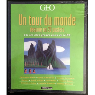 1. Un tour du monde dessiné en 20 posters par les plus grands noms de la BD aux éditions Casterman