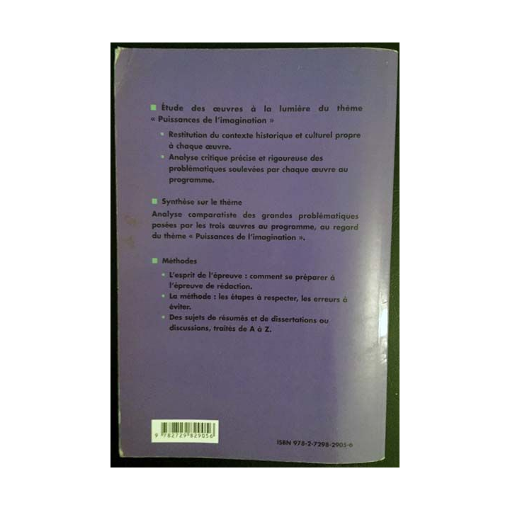 1. Puissance de l'imagination, Malebranche, de l'imagination cervantès, Don Quichotte, Proust, Un amour de Swann