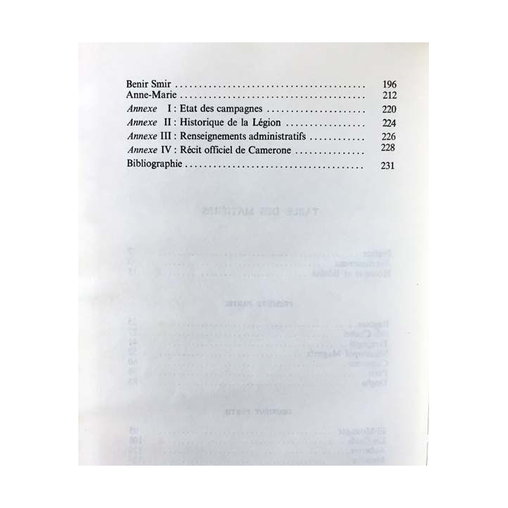 1. La légion de Erwan Bergot aux éditions France loisirs