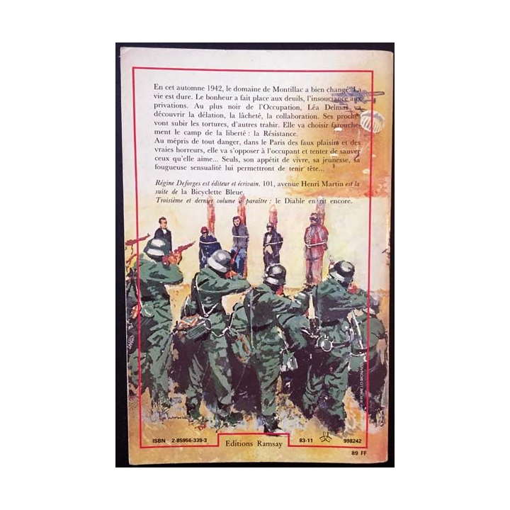 1. 101, avenue Henri-Martin - La bicyclette bleue de Régine Deforges aux éditions Ramsay