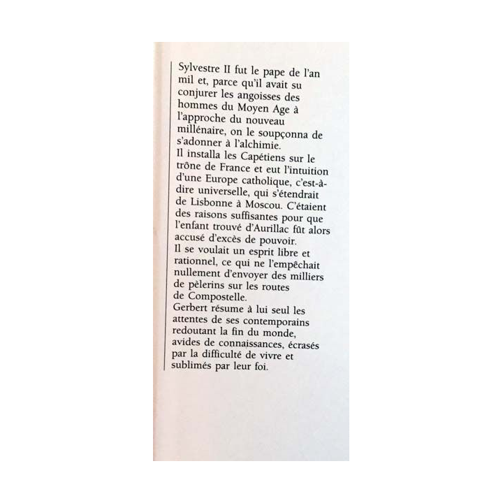 1. Le pape de l'an Mil de Dimitri Davidenko aux éditions France loisirs