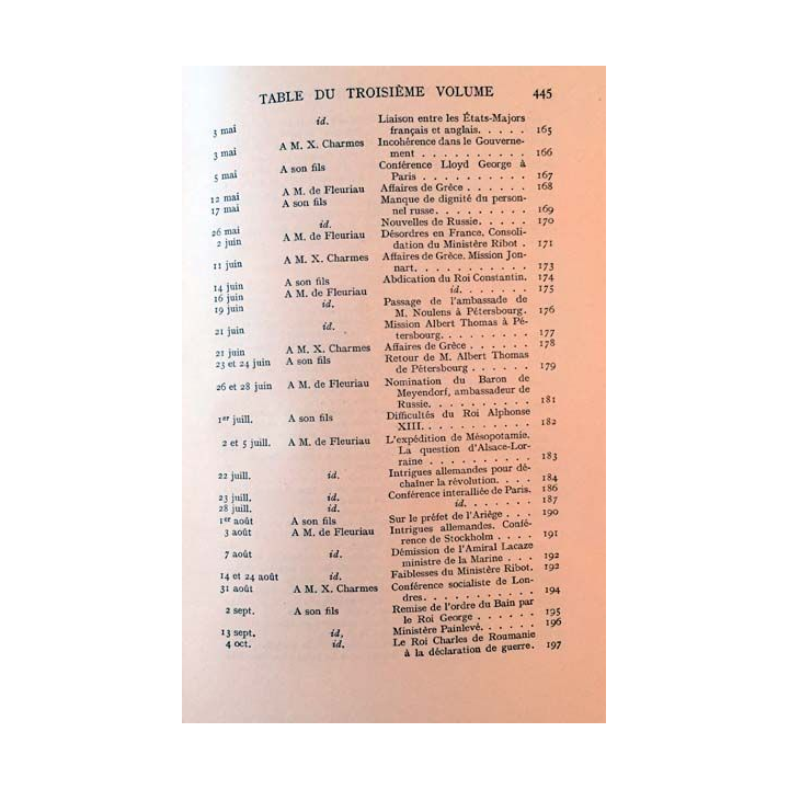 1. Correspondance 1870-1924 Tome III Les guerres Balkaniques, la grande guerre, l'organisation de la paix