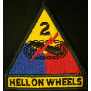2° Armored division US army patch