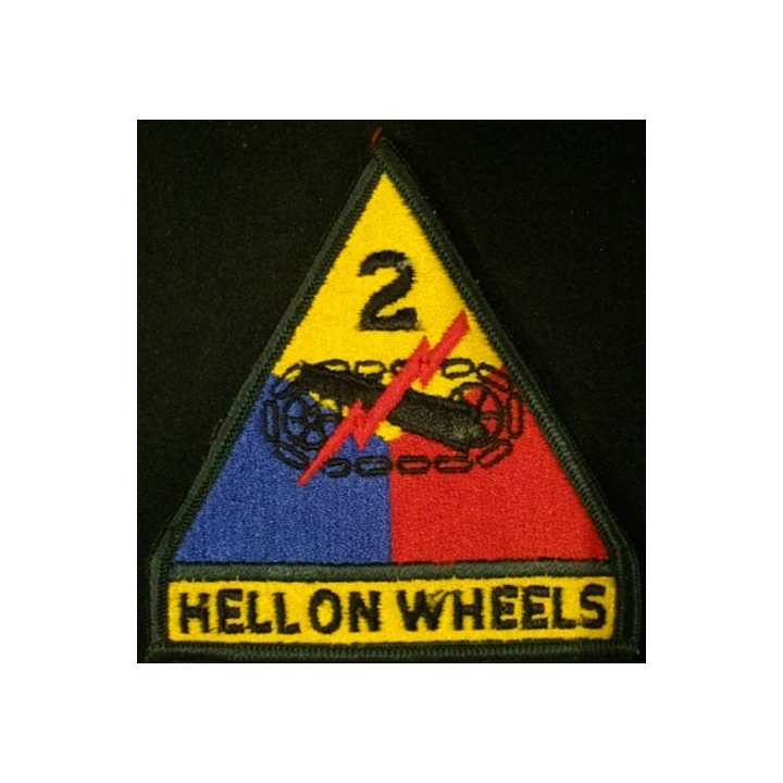 2° Armored division US army patch
