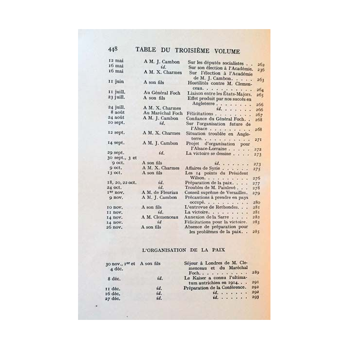 1. Correspondance 1870-1924 Tome III Les guerres Balkaniques, la grande guerre, l'organisation de la paix