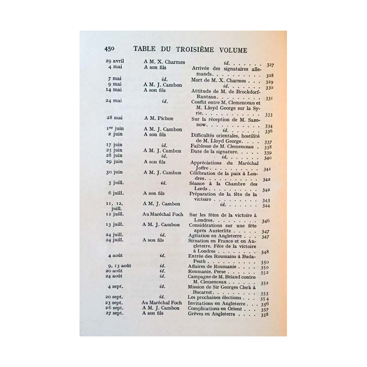 1. Correspondance 1870-1924 Tome III Les guerres Balkaniques, la grande guerre, l'organisation de la paix