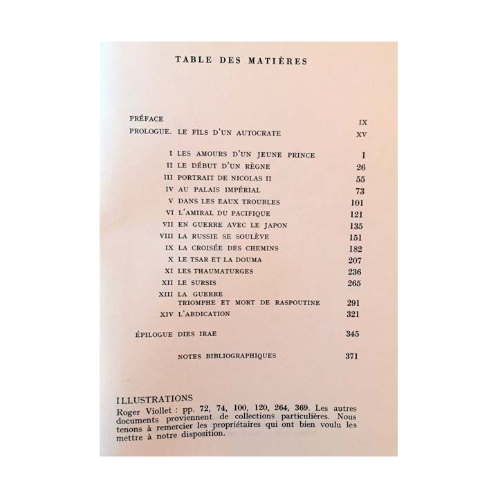 1. Le Tsar Nicolas II de Constantin de Grunwald aux éditions Berger-Levrault 1965
