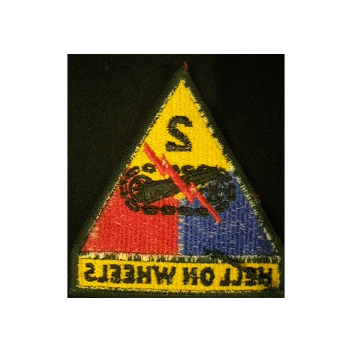 2° Armored division US army patch