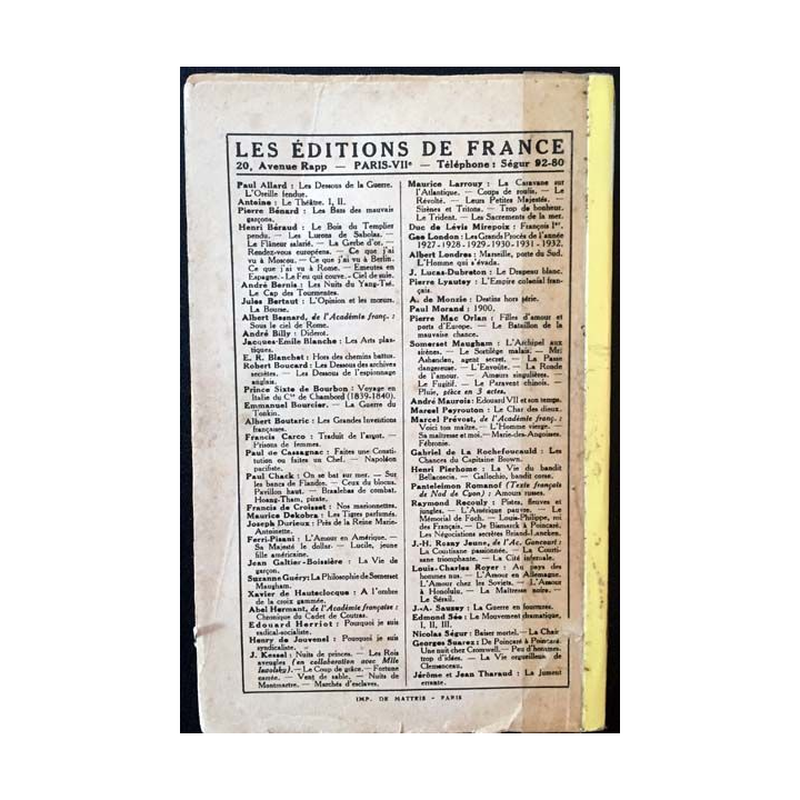 1. Édouard VII et son temps de André Maurois aux éditions de France