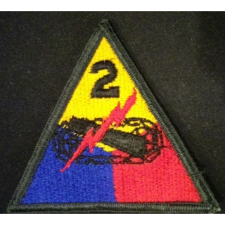 2° Armored division US army patch