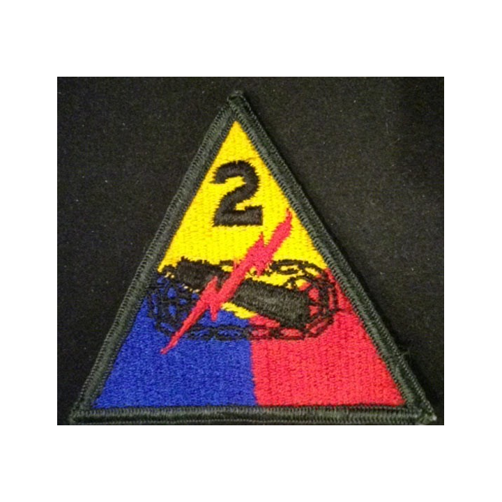 2° Armored division US army patch