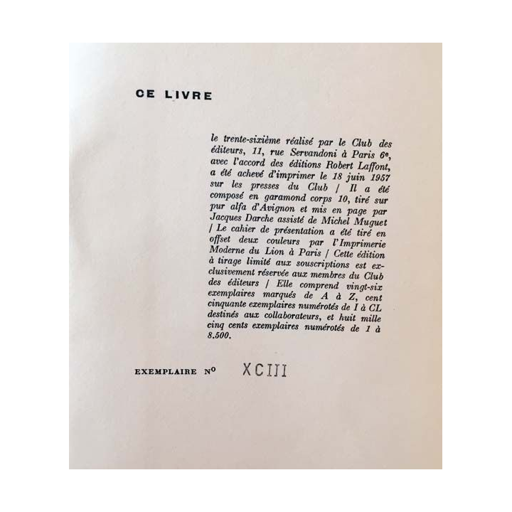 1. Un américain bien tranquille de Graham Greene aux éditions Robert Laffont