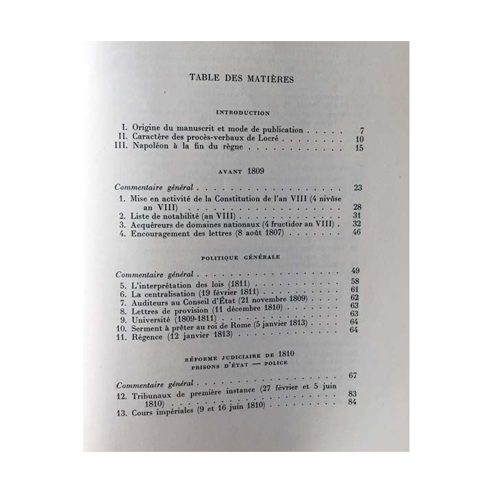 1. Napoléon au conseil d'État de Jean Bourdon aux éditions Berger-Levrault