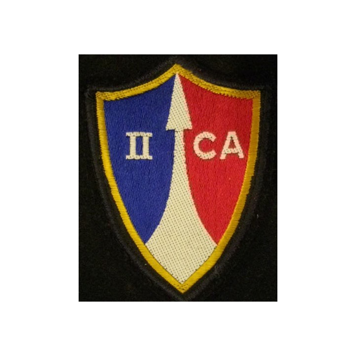 2°CA : 2°CORPS DARMÉE AVEC CHIFFRE (TISSU)