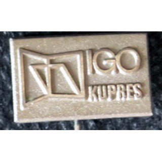 PIN'S IGO KUPRES : pin's de la firme croate IGO KUPRES
