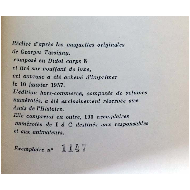 1. Mémoires de J. Fouché Duc d'Otrante, ministre de la police exemplaire n°1147