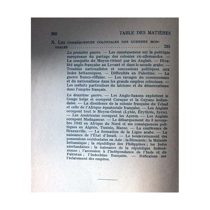 1. Les échéances de l'histoire ou l'éclatement des empires coloniaux de l'Occident de Amiral Auphan
