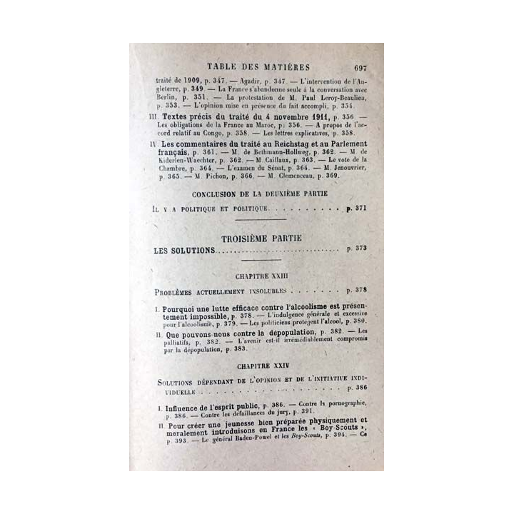 1. La crise française 1912 explique 1925 de André Chéradame aux éditions imprimerie de Vaugirard 1925