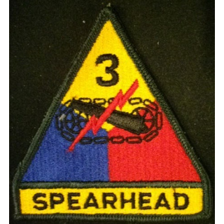 3° Armored division US army patch