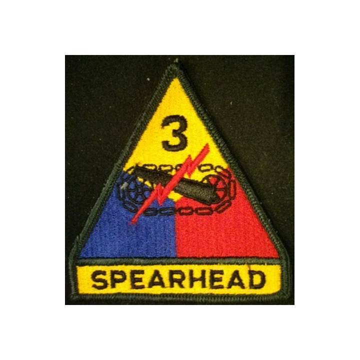 3° Armored division US army patch