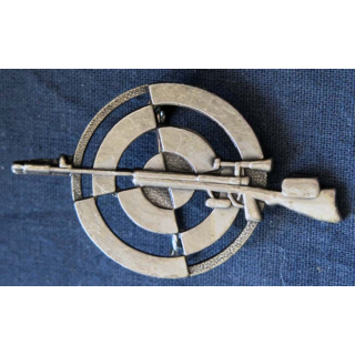 INFANTERIE : insigne métallique de brevet de tireur d'élite FRF1 homologué GS 38