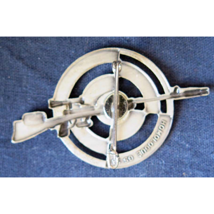 INFANTERIE : insigne métallique de brevet de tireur d'élite FRF1 homologué GS 38