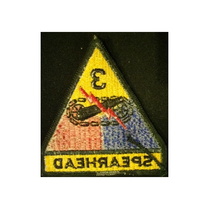 3° Armored division US army patch