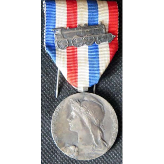 FRANCE : médaille des collectivités locales en argent petit 