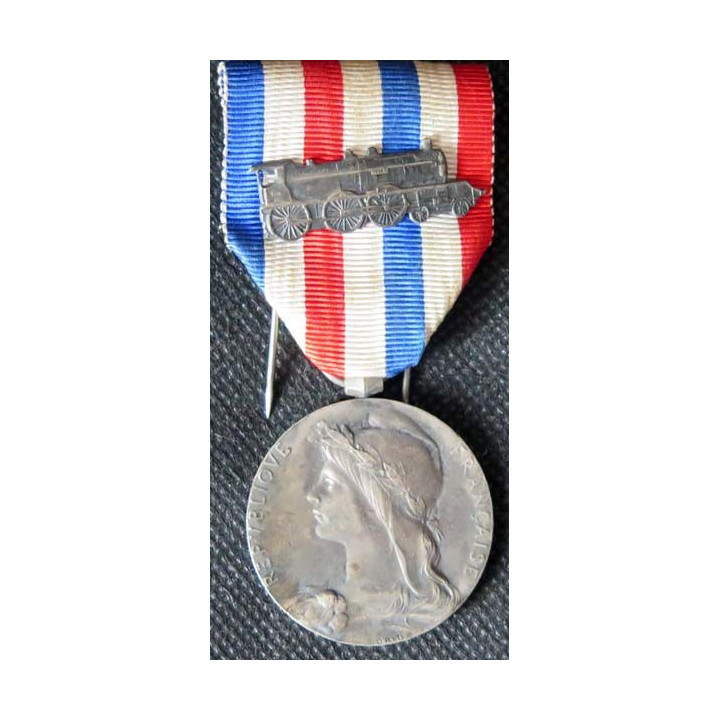 FRANCE : médaille des collectivités locales en argent petit 