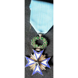 BENIN : médaille de chevalier de l'étoile noire du Bénin en émail et en argent