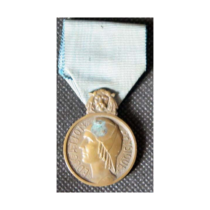 FRANCE : médaille de l'éducation physique en bronze