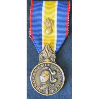 FRANCE : médaille de la gendarmerie nationale non attribuée