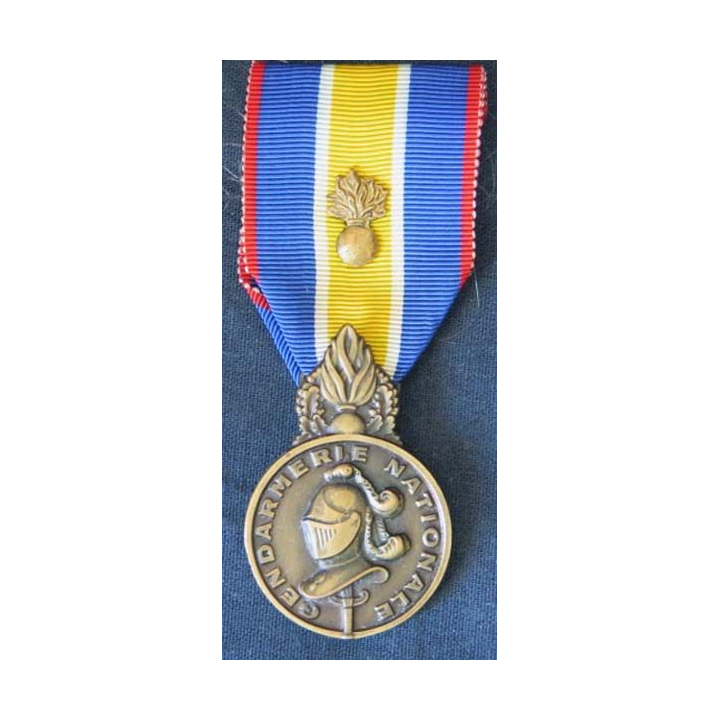 FRANCE : médaille de la gendarmerie nationale non attribuée
