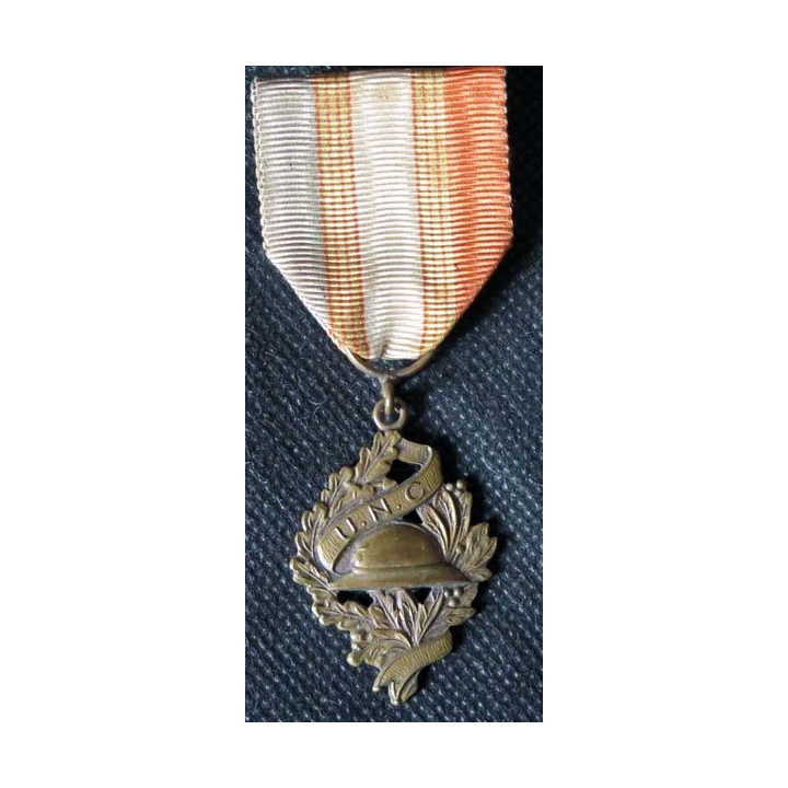 FRANCE : médaille de l'Union Nationale des Combattants UNC en bronze (2)