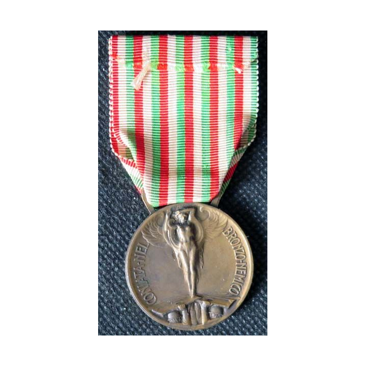 ITALIE : médaille de l'Unita italienne 1915 - 1918 en bronze 