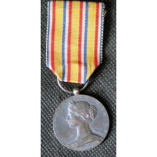 médaille des sapeurs pompiers du ministère de l'Intérieur en argent