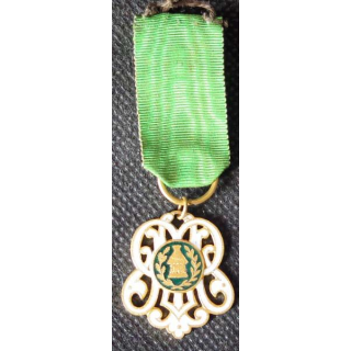 médaille des sapeurs pompiers du ministère de l'Intérieur en argent