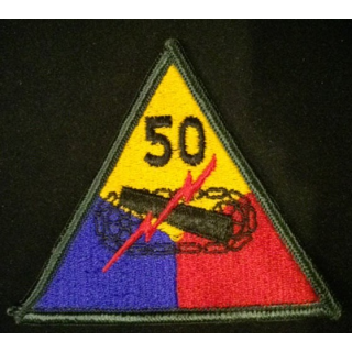 50° Armored division US army patch