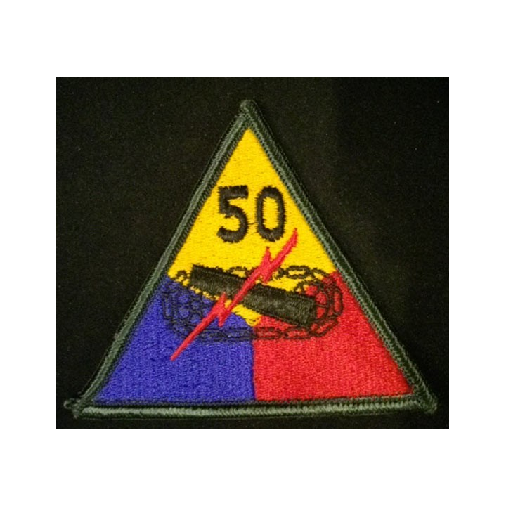 50° Armored division US army patch