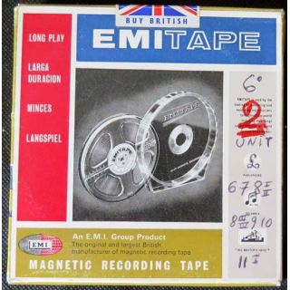 Bande magnétique d'enregistrement de fabrication EMI de longue durée (C61)