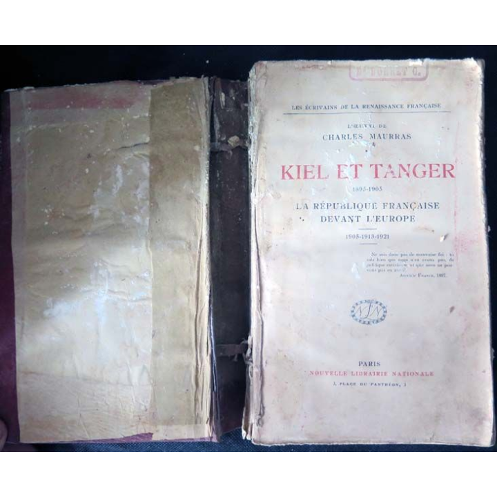 Charles Maurras Kiel et Tanger La république Française devant l'Europe