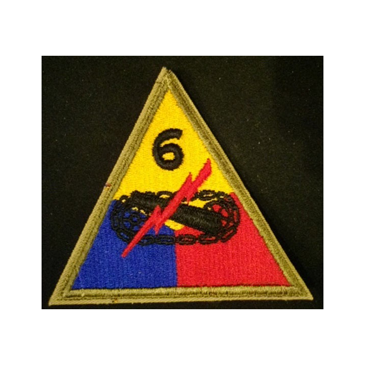 6° Armored division US army patch