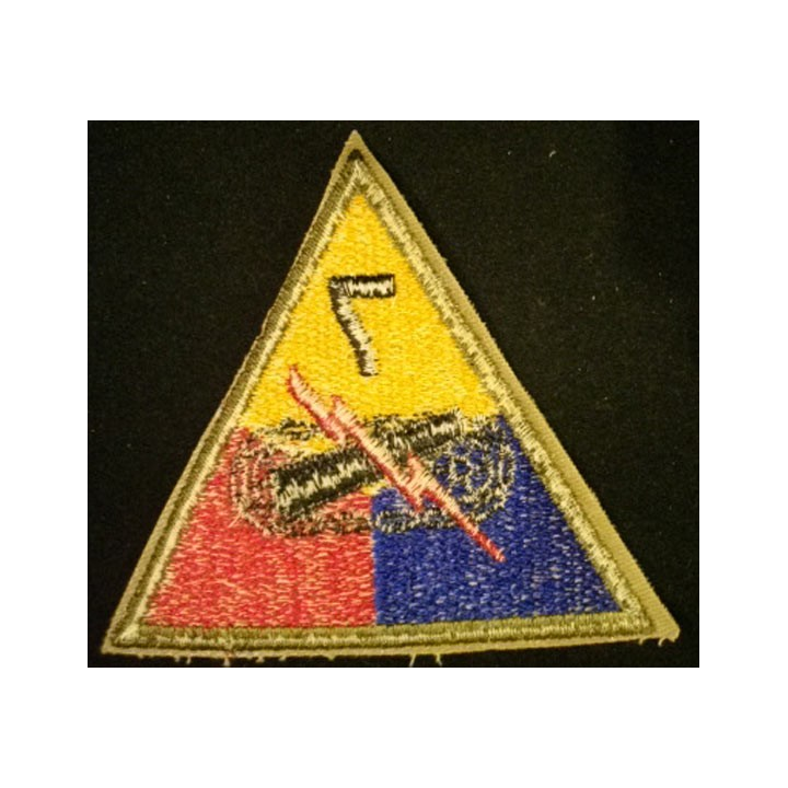 7° Armored division US army patch