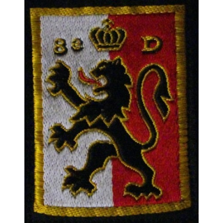  insigne tissu de la 8° divission d'infanterie avec chiffre 8° DI 8°DI