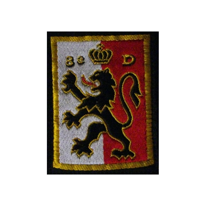  insigne tissu de la 8° divission d'infanterie avec chiffre 8° DI 8°DI