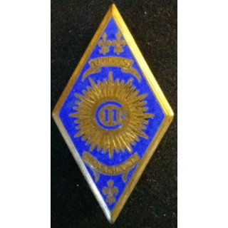 11° régiment de cuirassiers de fabrication Drago H. 168 en émail