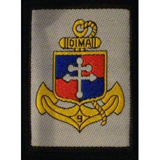 9° DIMA : insigne tissu de la 9° division d'infanterie de Marine