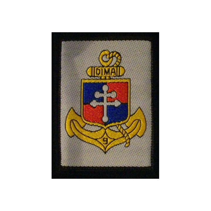 9° DIMA : insigne tissu de la 9° division d'infanterie de Marine