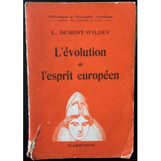 1. L'évolution de l'esprit européen de L. Dumont-Wilden aux éditions Flammarion