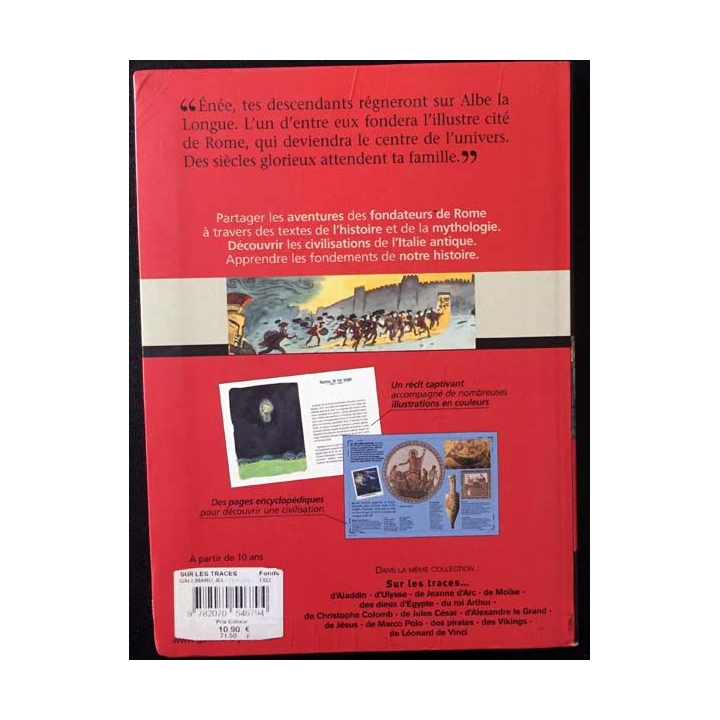 1. Sur les traces des... fondateurs de Rome raconté par Philippe Castejon aux éditions Gallimard jeunesse